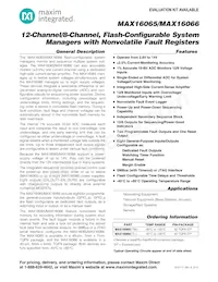 MAX16065ETM+TCDM Datasheet Cover