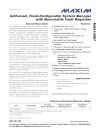 MAX16067ETJ+T Datasheet Copertura