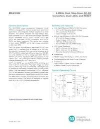 MAX16922ATPN/V+T Datasheet Cover