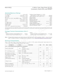 MAX16922ATPN/V+T Datasheet Pagina 2