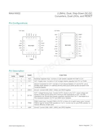 MAX16922ATPN/V+T Datasheet Page 9