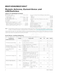 MAX16947GEE/V+T Datasheet Page 2