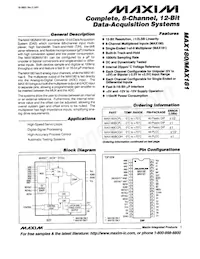 MAX181CEQH+DG002 Datenblatt Cover