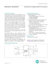MAX20044FGEEA/V+ Datenblatt Cover