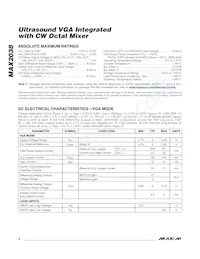 MAX2038CCQ+D Datenblatt Seite 2