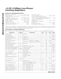 MAX3272AETP+TG05 Datasheet Pagina 2