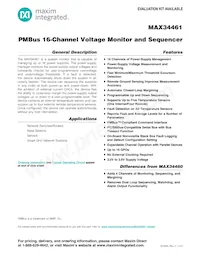 MAX34461ETM+T Datenblatt Cover