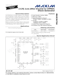 MAX3679AETJ+T Datenblatt Cover