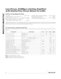 MAX3762EEP Datasheet Pagina 2