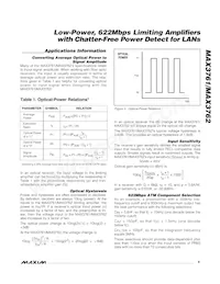 MAX3762EEP Datasheet Pagina 9