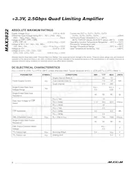MAX3822UCM+T Datasheet Page 2