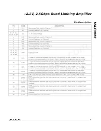 MAX3822UCM+T Datasheet Page 5