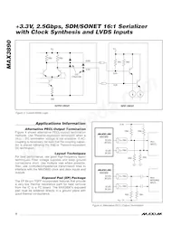 MAX3890ECB+D Datasheet Page 8
