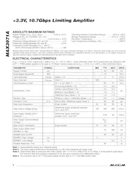 MAX3971AUTP+T數據表 頁面 2