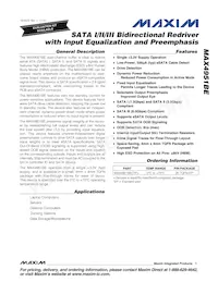 MAX4951BECTP+GH7 Datasheet Copertura