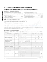 MAX4951BECTP+GH7 Datasheet Pagina 2