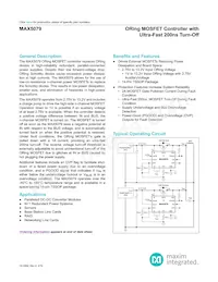 MAX5079EUD+T Datasheet Cover