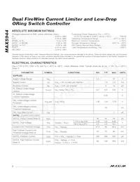 MAX5944ESE+T Datasheet Page 2