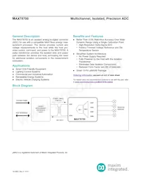 MAX78700+A00T Datasheet Copertura