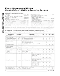 MAX8662ETM+T Datasheet Pagina 2