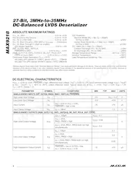 MAX9218ECM+TG128 Datenblatt Seite 2