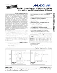 MAX9226ETE+T Datenblatt Cover