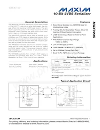 MAX9235ETE+TGA8 Datenblatt Cover