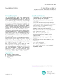 MAX9248GCM/V+TGB Datasheet Copertura