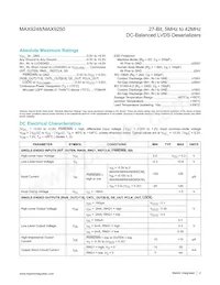 MAX9248GCM/V+TGB Datasheet Pagina 2