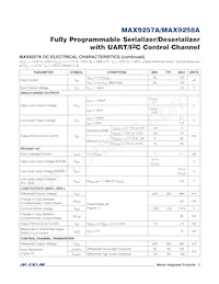 MAX9258AGCM/V+TGB Datasheet Page 3