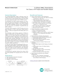 MAX9276GTN/V+T Datasheet Copertura