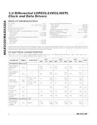 MAX9320ESA/GG8 Datasheet Pagina 2