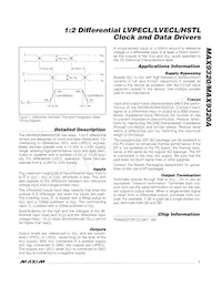 MAX9320ESA/GG8 Datasheet Page 7