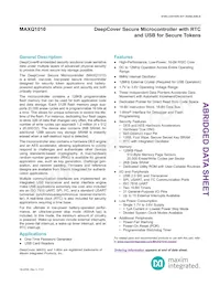 MAXQ1010-DNS+ Datasheet Copertura