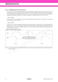 MB85RC64TAPNF-G-BDE1 Datenblatt Seite 4