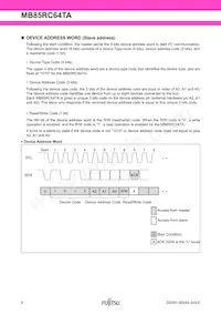 MB85RC64TAPNF-G-BDE1 Datenblatt Seite 6