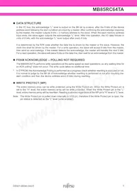 MB85RC64TAPNF-G-BDE1 Datasheet Pagina 7