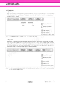 MB85RC64TAPNF-G-BDE1 Datasheet Pagina 8