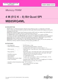 MB85RQ4MLPF-G-BCERE1 Datenblatt Cover