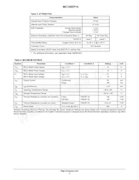 MC100EP14DTR2 Datasheet Pagina 3