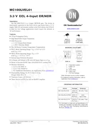 MC100LVEL01DTR2G數據表 封面