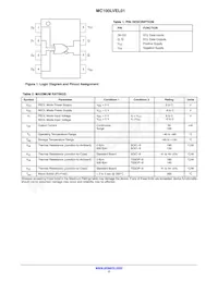 MC100LVEL01DTR2G Datenblatt Seite 2