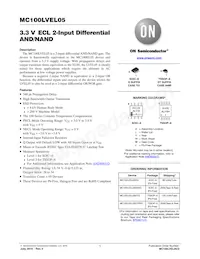 MC100LVEL05DTR2 Datasheet Copertura