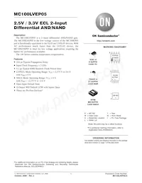 MC100LVEP05DR2G Datasheet Copertura