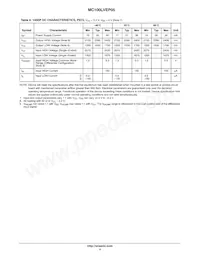 MC100LVEP05DR2G Datasheet Pagina 4