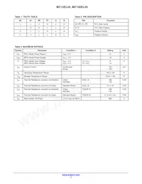 MC10EL05DTR2G Datasheet Pagina 2