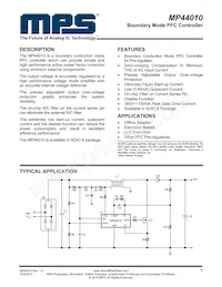 MP44010HS-LF Datenblatt Cover