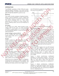 MP6905GS Datasheet Page 10