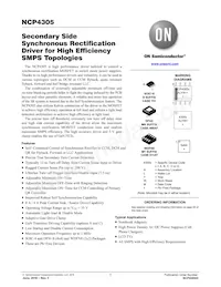 NCP4305QDR2G Datenblatt Cover