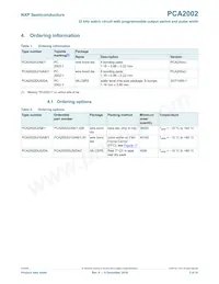 PCA2002CX8/5/1 Datasheet Pagina 2